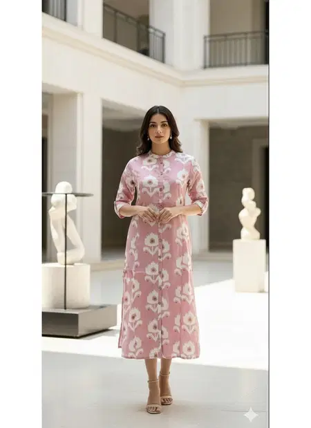 Naisha K 384 Vol 2 Cotton Flex A Line Casual Wear Kurti Online Wholesale
